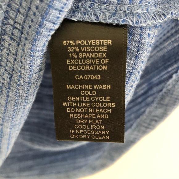 Cable & Gauge Blue Textured Tank - Picture 6 of 6